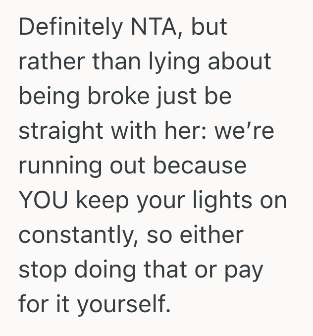Screenshot 2025 06 04 at 2.30.29 PM Her Roommate Keeps Wasting Their Electricity Allowance, So She Lied And Said She Doesnt Have The Money To Contribute To A Top Up